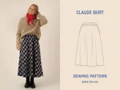 Wardrobe By Me – Claude Skirt symønster, Papir
