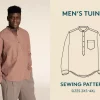 Wardrobe By Me – Men's Tunic symønster, Papir