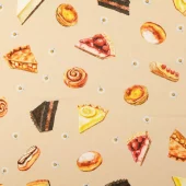 Kakeglede, bomull 140 cm