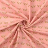 Bomullspoplin - Vintage Light Pink Flowers