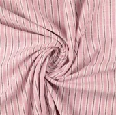 Viskose/Lin - Pink Stripes