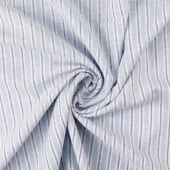 Viskose/Lin - Blue Stripes