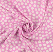 Viskose - Light Pink Dots