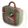 Suitcase w/Embroidery