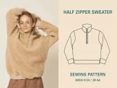Wardrobe By Me – Half Zipper Sweater, papir