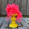Pomponger - 10 mm Neonrosa