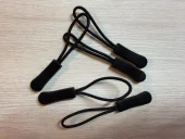 Zip pullers, 5 Pieces, Black