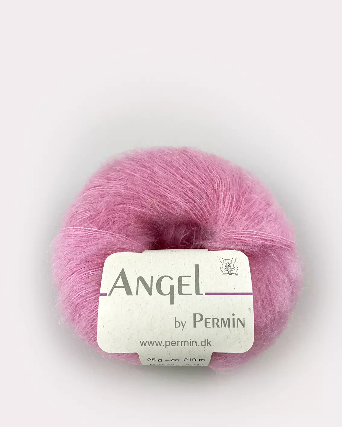 Permin - Angel mohair Lyserød