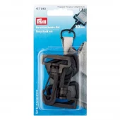 Prym Karabinkrok sett plast – 30mm – Sort