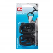 Prym Karabinkrok sett plast – 40mm – Sort