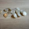 Knapp plast 13 mm offhwite