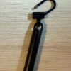 Zipper Puller, Black Metal, 1 piece
