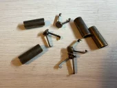 Metal Cord Ends, 4 Pieces, Antique Brass
