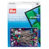 Prym Knappenåler Stål Perlehode 10g – 0,58x40mm – Mix