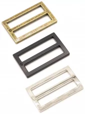 ByAnnie - Slider, widemouth - 1½" - Set of Two Black Metal