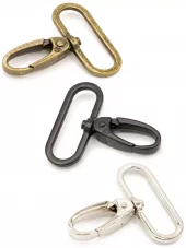 ByAnnie - Swivel Hook - 1½" - Set of Two Black Metal