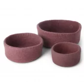 Bowl Plum - Set of 3