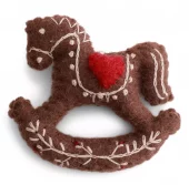 Gingerbread Horse w/Embroidery
