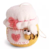 Sweet Honey Jar w/Bee