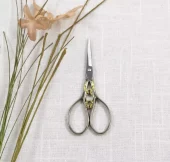 Broderisaks - Blondeslør – silkematt med gull