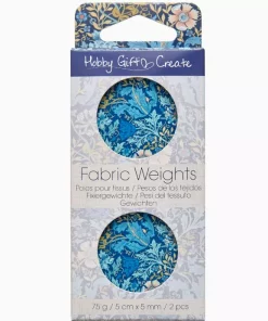 Hobby gift Create - Stoffvekter, 2 stk - 75 gram, diameter 5 cm