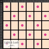 Light & Lush – Cotton Poplin 34-052, Rosa prikker