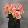 Bukett rosa roser