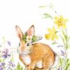 Buffetserviett - lovely bunny