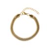 Snake chain bracelet gold