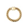 Cuban chain bracelet gold