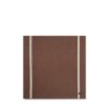 Lexington Cotton twill napkin with stripes - tøyserviett - brown/white