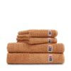 Structured towel, caramel 70x130