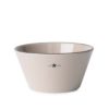 Stoneware bowl, beige/dark blue