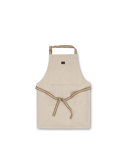 Lexington Icons cotton canvas apron - forkle - beige
