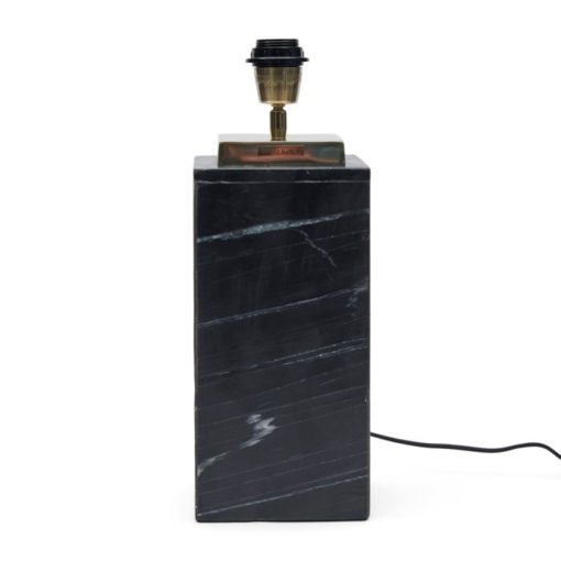 Sierra marble square lamp base