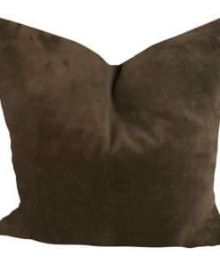 Cushion cover matt velvet, faithful 50x50