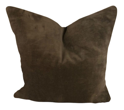 Cushion cover matt velvet, faithful 50x50