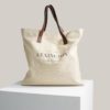 Lexington Lewis canvas/leather shopper