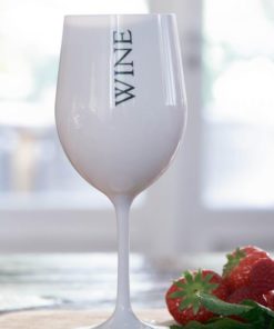 Summer wine glass