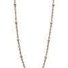 Dot chain necklace gold, 45cm