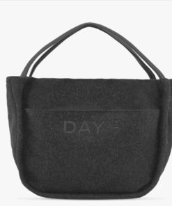 Day Woolen Mega Shopper, dark grey melange