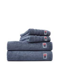Lexington håndklær, steel blue 30x50 cm