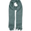 Basic TT Wool Scarf, north blue