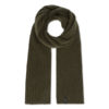 Day rib knit scarf, dark olive