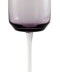 RETRO white wine glass, purple