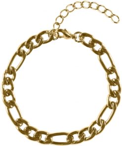 Figaro chain bracelet x thin