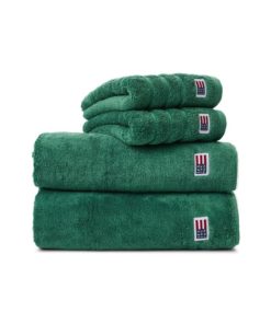 Lexington håndklær, green leaves 30x50 cm