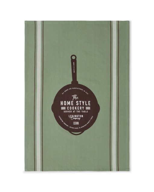 Lexington Home Style Printed Organic Cotton Kitchen Towel - kjøkkenhåndkle - green