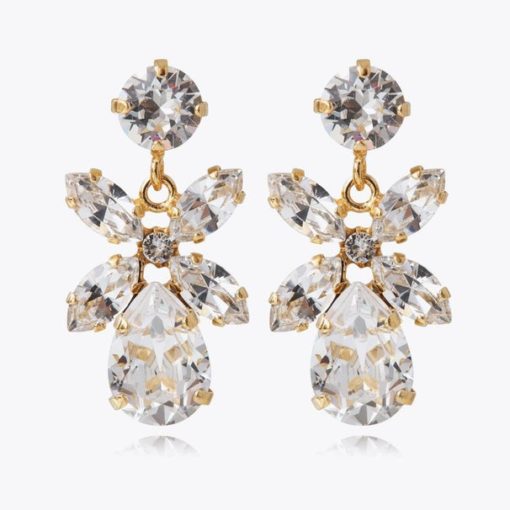 Mini dione earrings, crystal