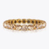 Gia stretch bracelet, light silk